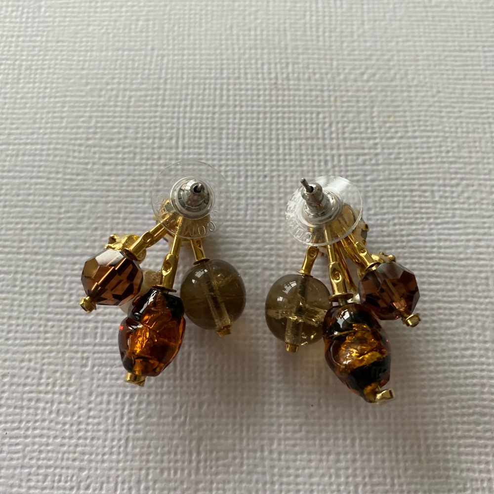 Vintage Rhinestone Brooch & Earrings - Picture 5 of 7